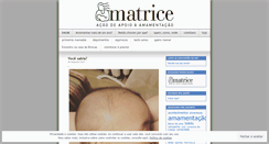 Desktop Screenshot of matrice.wordpress.com