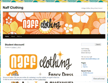 Tablet Screenshot of naffclothing.wordpress.com