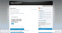Desktop Screenshot of helenaalrealestate.wordpress.com