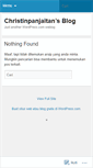 Mobile Screenshot of christinpanjaitan.wordpress.com