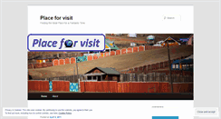 Desktop Screenshot of placeforvisit.wordpress.com