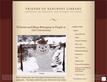 Tablet Screenshot of friendsofbancroftlibrary.wordpress.com