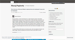 Desktop Screenshot of manojbitsian.wordpress.com