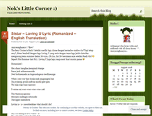 Tablet Screenshot of nokslittlecorner.wordpress.com