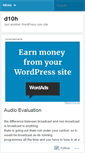 Mobile Screenshot of d10h.wordpress.com