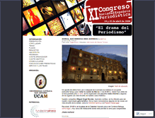 Tablet Screenshot of congresosepucam.wordpress.com