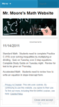 Mobile Screenshot of mooremath.wordpress.com