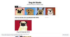 Desktop Screenshot of dogartstudio.wordpress.com