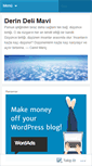 Mobile Screenshot of derindelimavi.wordpress.com