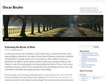 Tablet Screenshot of oscarboutto.wordpress.com
