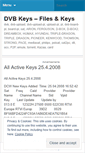 Mobile Screenshot of dvbkeys.wordpress.com