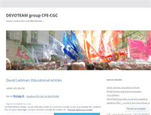 Tablet Screenshot of cgcdevoteam.wordpress.com