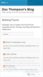 Mobile Screenshot of docthompson.wordpress.com