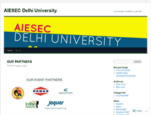 Tablet Screenshot of aiesecdelhiuniversity.wordpress.com