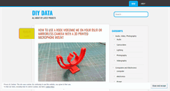 Desktop Screenshot of diydata.wordpress.com