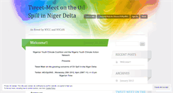 Desktop Screenshot of oilspillng.wordpress.com