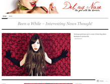 Tablet Screenshot of debaunare.wordpress.com