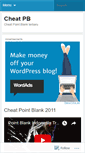 Mobile Screenshot of cheatpointblank2011.wordpress.com