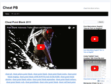 Tablet Screenshot of cheatpointblank2011.wordpress.com