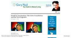 Desktop Screenshot of garynull.wordpress.com