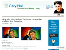 Tablet Screenshot of garynull.wordpress.com