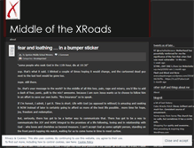 Tablet Screenshot of middleofthexroads.wordpress.com