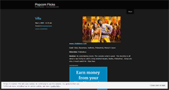 Desktop Screenshot of popcornflicks.wordpress.com