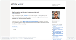Desktop Screenshot of jeremy.wordpress.com