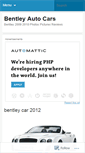 Mobile Screenshot of bentleycar.wordpress.com