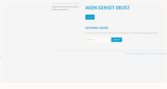 Desktop Screenshot of agentunggaldeutz.wordpress.com