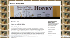 Desktop Screenshot of hawaiihoneybee.wordpress.com