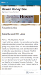 Mobile Screenshot of hawaiihoneybee.wordpress.com