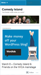 Mobile Screenshot of comedyisland.wordpress.com