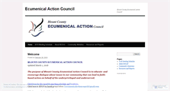 Desktop Screenshot of ecumenicalaction.wordpress.com