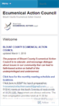 Mobile Screenshot of ecumenicalaction.wordpress.com
