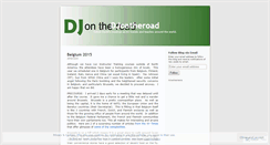 Desktop Screenshot of djontheroad.wordpress.com