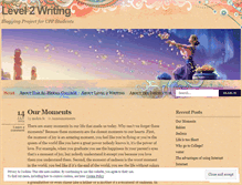 Tablet Screenshot of level2writing.wordpress.com