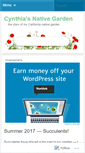 Mobile Screenshot of cynthiasnativegarden.wordpress.com
