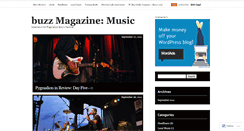 Desktop Screenshot of buzzmusiccu.wordpress.com