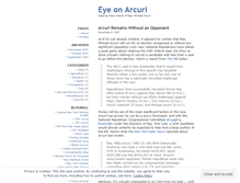 Tablet Screenshot of eyeonarcuri.wordpress.com