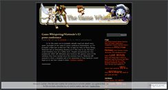 Desktop Screenshot of gamewhisperer.wordpress.com