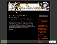 Tablet Screenshot of gamewhisperer.wordpress.com
