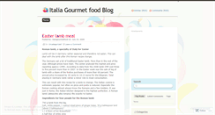 Desktop Screenshot of italiagourmetfood.wordpress.com