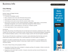 Tablet Screenshot of bizhandbook.wordpress.com