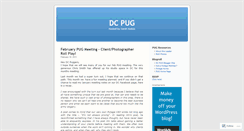 Desktop Screenshot of dcpug.wordpress.com