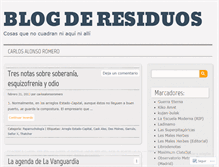 Tablet Screenshot of blogderesiduos.wordpress.com