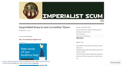 Desktop Screenshot of imperialistscum.wordpress.com