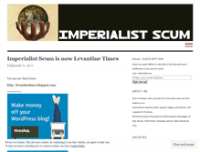 Tablet Screenshot of imperialistscum.wordpress.com