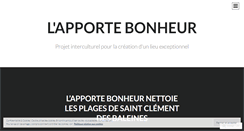 Desktop Screenshot of lapportebonheur.wordpress.com