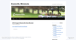 Desktop Screenshot of evansvillemn.wordpress.com